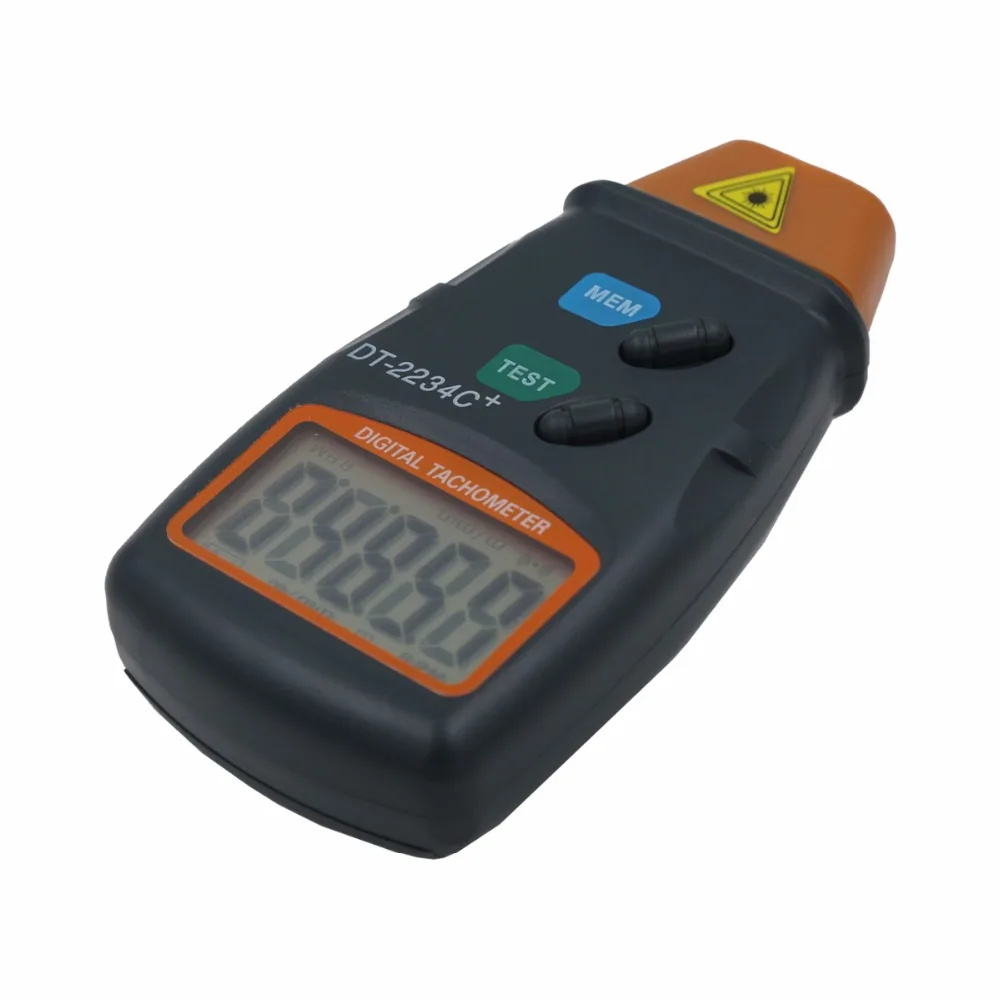 DT-2234C+ цифровой двигатель Тахометр скорость цифровой спидометр цифровой лазерный Фото Тахометр бесконтактный тач измеритель скорости 20
