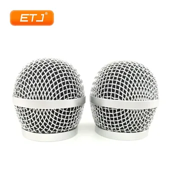 

2 Pcs Microphone Grilles For PG48 PG58 Microphone Accessories Replacement Ball Head Mesh Grilles