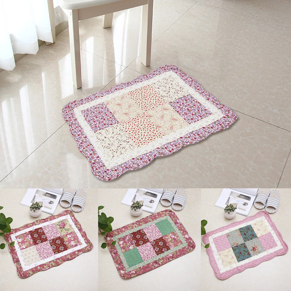 Абсорбирующий коврик нескользящий цветочный ковер кухня ванная комната прямоугольник современный ковер домашний декор