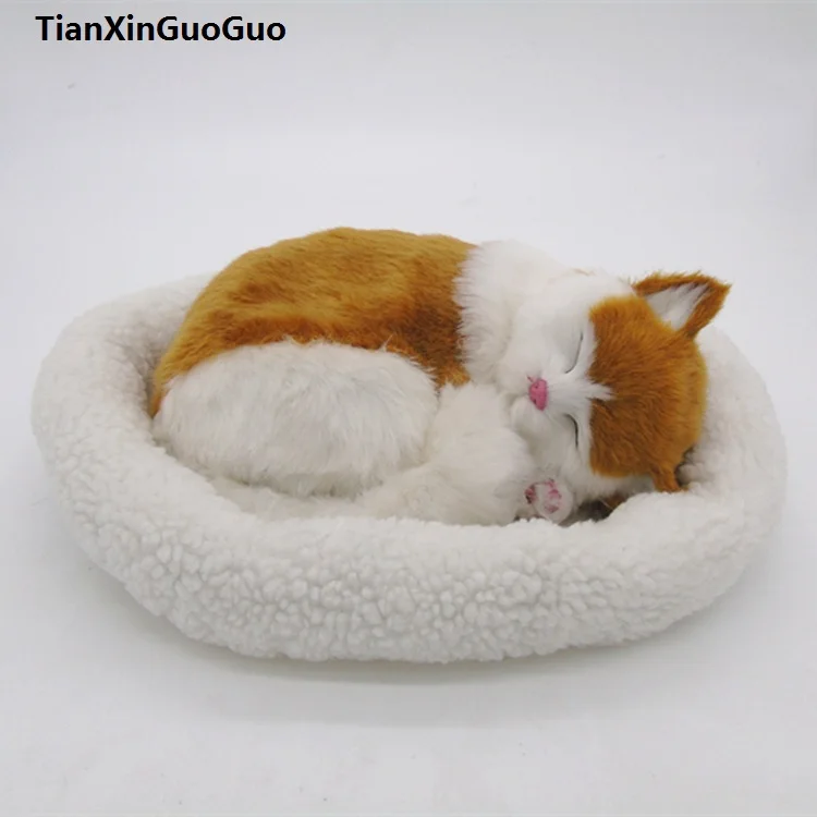 26x17cm white yellow sleeping