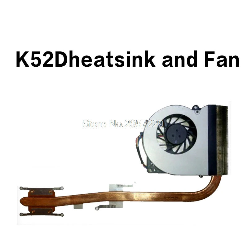 Для For Asus Laptop K52 K52JR K52JU X52J A52J A52JT X52JT K52JT K52J K52JE K52JC A52 X52 охлаждающий вентилятор CPU Cooler