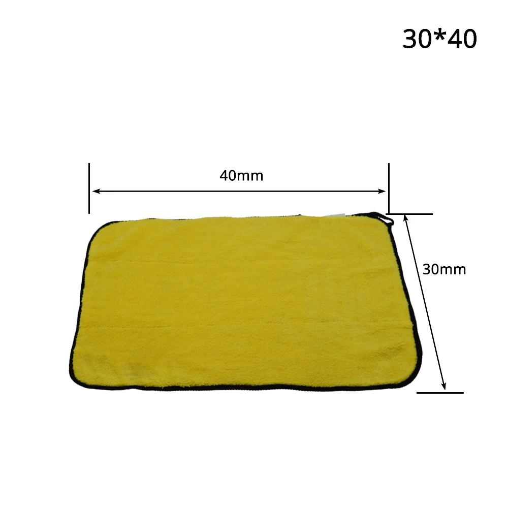 Инструменты для мытья автомобиля 800gsm 45cmx38/30 см x 30 см толстые плюшевые микрофибры для чистки автомобиля микрофибра воск полировка детализация полотенца