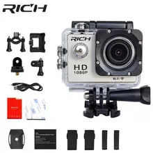 Богатая D9 Спортивная экшн-камера wifi подводная мини-камера 1080P HD 8MP Водонепроницаемая SJ Cam Спортивная камера s go pro