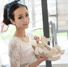 2014 neue keil sandalen sexy hochhackigen open-toed sandalen, städtischen frauen party schuhe frauen sandalen high heels, freies shippingQ030