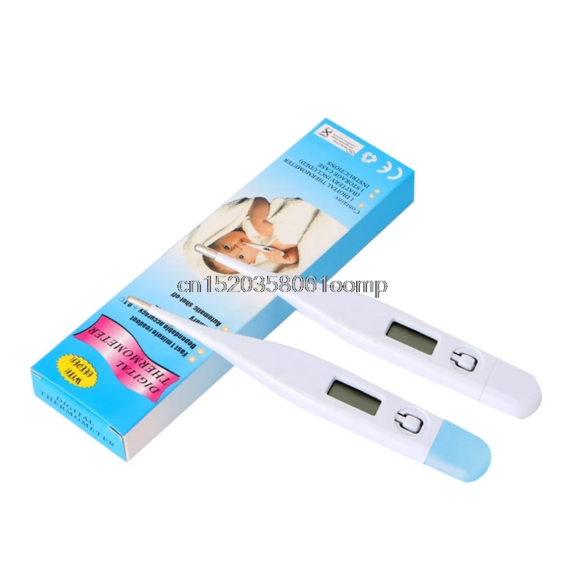 

NEW 1xBaby Child Medical Digital LCD Adult Underarm Oral Body Fever Alarm Thermometer #K4UE# Drop Ship