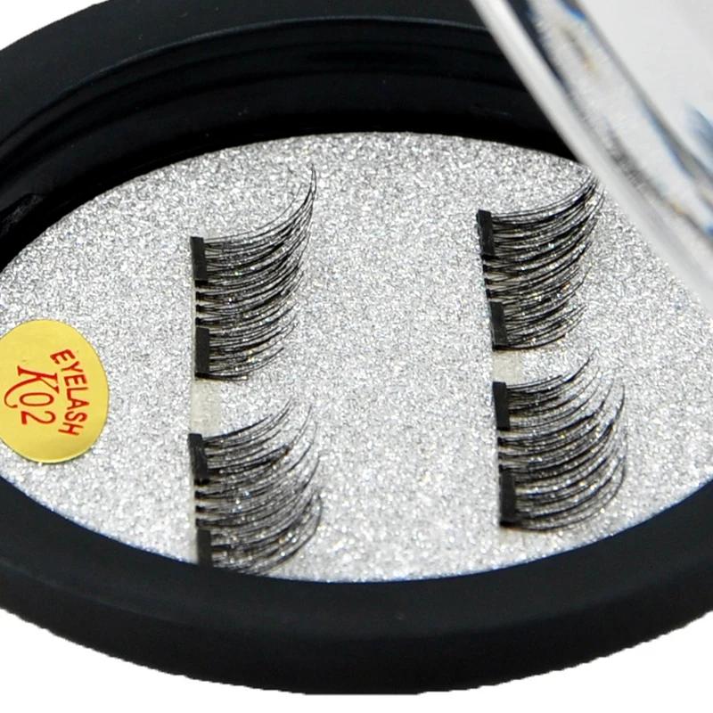 d22 Eye Lashes Magnetic Box 4pcs 3d Magnetic False Eyelashes Natural Eye Lashe Reusable Handwork False Lashes Japan Visofree 12 (6)