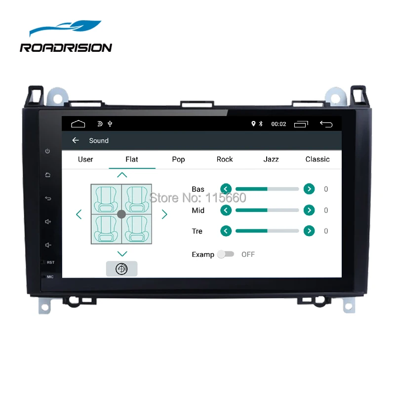 RoadRision 9inchs IPS Android 6.0 Quad core Car multimedia GPS for Mercedes Benz Sprinter Vito W169 W245 W469 W639 B200 6