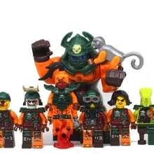 Собачий хвостовик Cyren Doubloon nadahan Flintlocke Clancee с 6 шт несчастливыми совместимыми кирпичными игрушками для детей