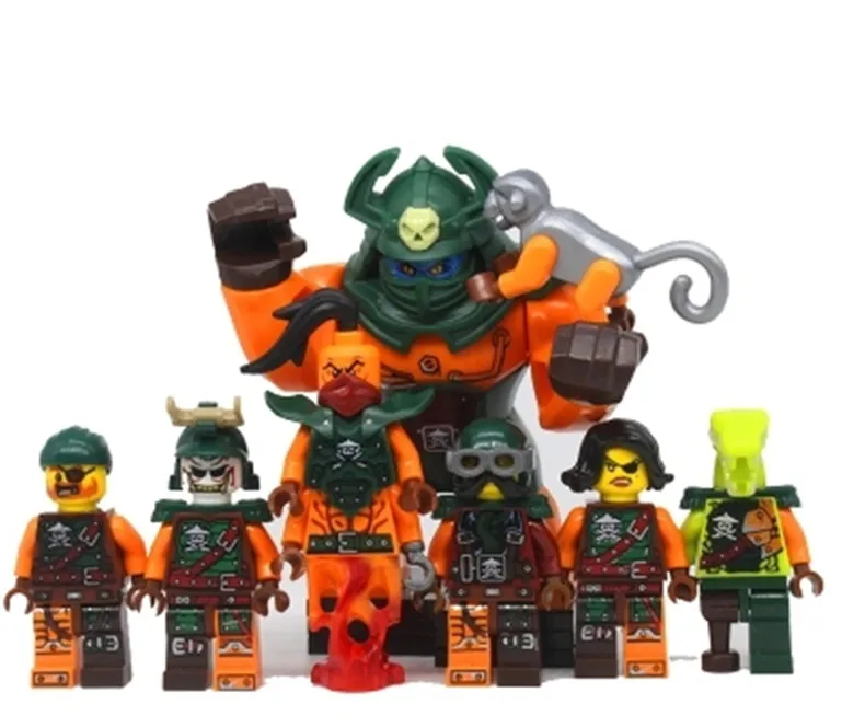 

Dogshank Cyren Doubloon Nadakhan Flintlocke Clancee With 6 PCS Wretch COMPATIBLE Brick Toys Kid