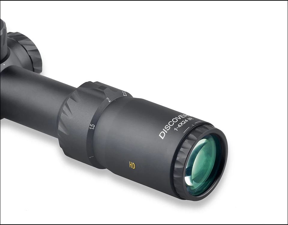 Дискавери тактический охотничий прицел HD 1-4X24 IR длинный глаз рельеф с подсветкой R& G телескопический прицел подходит 30-06 308 AR15 M4