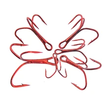 100 шт. крючок джиг Fly Рыбалка крючок из высокоуглеродистой Сталь тройной крючок Рыбалка снасти круглый согнуты высоких частот морской окунь 2#-10