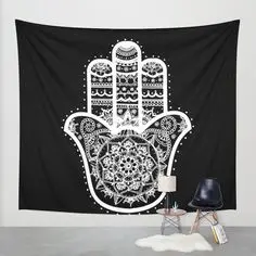 200*150 см с принтом Инь Янь искусственный богемный гобелен мандалой настенное