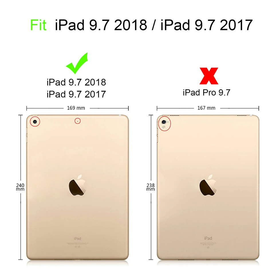 Чехол из искусственной кожи для iPad 9,7 дюймов Складной флип-Стенд протектор чехол для apple iPad 9,7 масляный планшет для рисования чехол