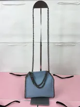 MINI real picture heavy chain bag Fashion Genuine Leather luxury chain bag famous desiger cow leather HANDBAG