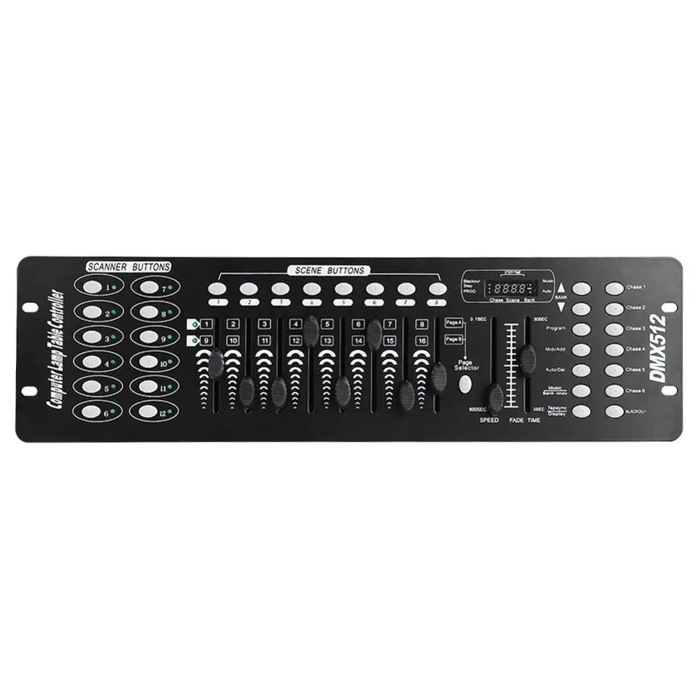 

192 DMX Channels Stage Light Controller School Concerts Party Disco KTV Club 220-240V EU Plug