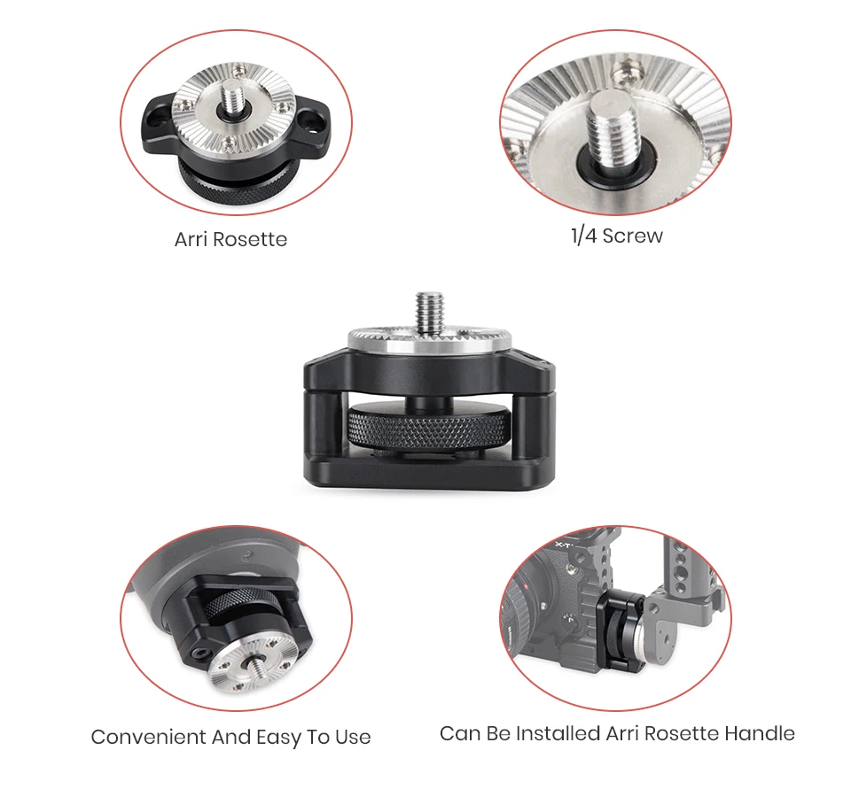 Smallrig For Sony Pxw Fs7 Fs7ii Handgrip Rosette Adapter With M6