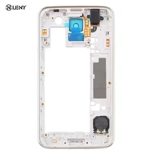 Замена Ближний ободок задняя рамка Корпус Крышка для Samsung Galaxy S5 I9600 G900F g900h запчасти мобильных телефонов и аксессуары