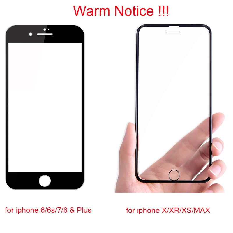 Закаленное стекло для iphone X 11 Pro XS MAX XR 10 7 8 6S 6 Plus XSMAX полный клей покрытие экрана 0,26 мм защитная пленка