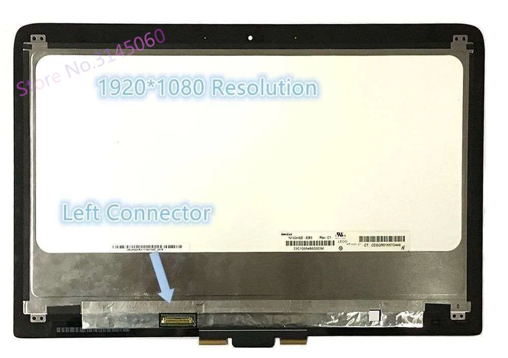 ЖК дисплей FHD с сенсорным экраном в сборе для HP Spectre X360 13 4112tu 4104ur 4102tu 4107ur 4110nd 4102dx