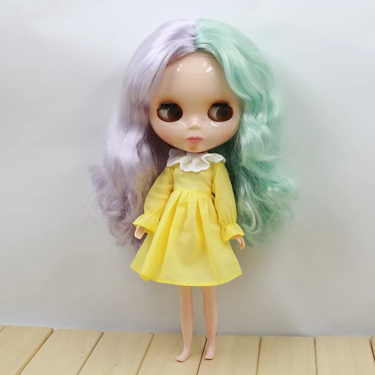 Наряды для Blyth doll, цельнокроеное простое платье для сустава, милый костюм для 1/6, pullip jerryberry licca icy dbs doll