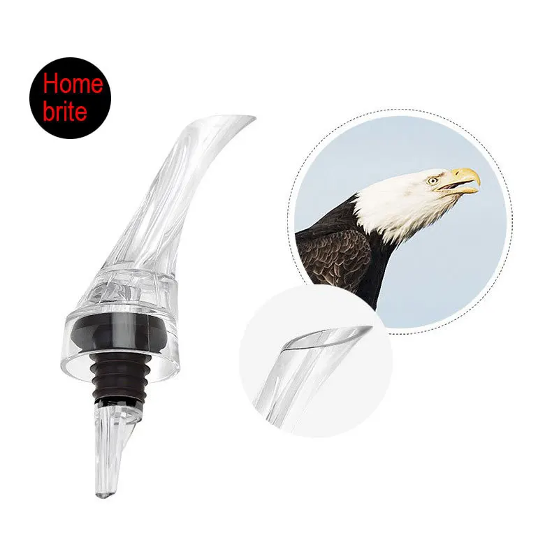 Hawk Red Wine Magic Fast Aerating Pourer, Mini Travel Olecranon Aerator