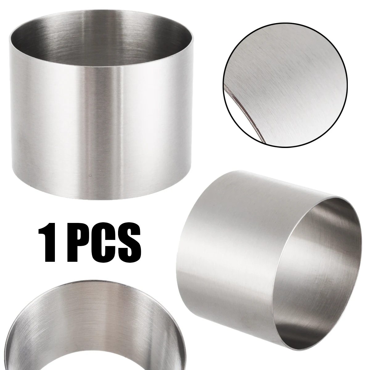 Stainless Steel Cake Mousse Round Mold 3D Fondant Molds Mini Diameter 5cm DIY Cake Decorating Tool Mayitr