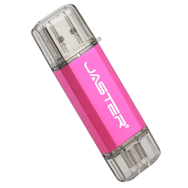 SHANDIAN USB 3,0 TYPE-C USB флеш-накопители ручка-накопитель для системы Android 4 ГБ 8 ГБ 16 ГБ 32 ГБ 64 Гб внешний накопитель 2 в 1 флешка - Цвет: Pink
