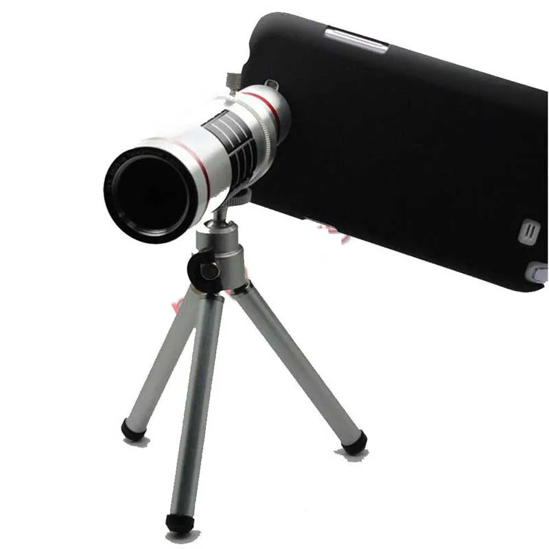 

12X Optical Zoom Telescope Telephoto Camera Phone Photo Lens Back Case Kits for Samsung Galaxy Note 4 5 S7 S7 Edge S8 S8 Plus