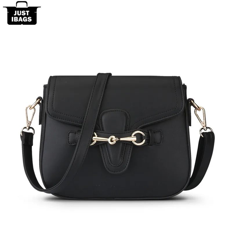 

New Simple Solid Women Flap Handbags Metal Hasp Crossbody Bags Teenager Girls Brand Designer Shoulder Bag Quality PU Leather Bag