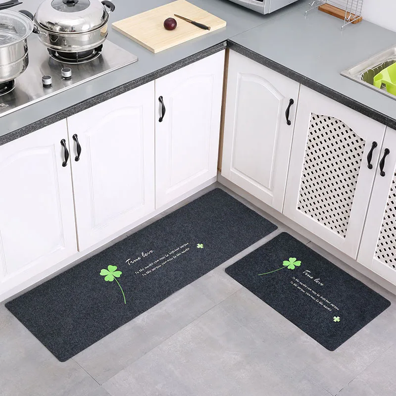 Anti-slip Kitchen Mat Long Bath Carpet Four-leaf Cover Entrance Doormat Tapete Absorbent Bedroom Doormats Room Floor Mats Rugs Anti-slip Kitchen Mat Long Bath Carpet Four-leaf Cover Entrance Doormat Tapete Absorbent Bedroom Doormats Room Floor Mats Rugs