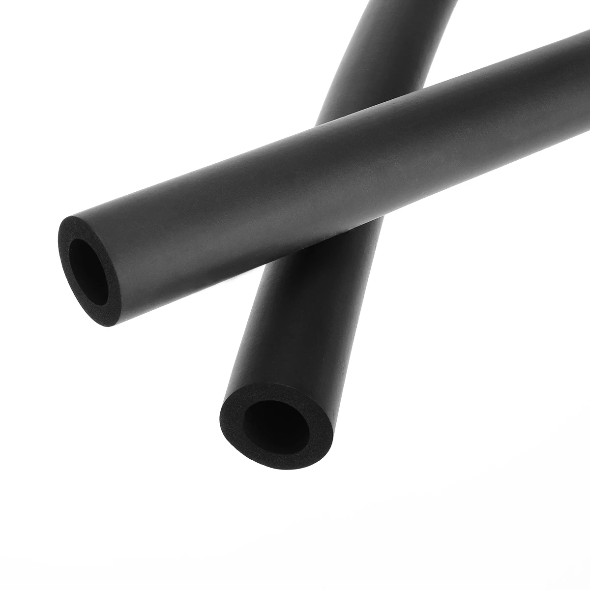 2Pcs Black Bike Bicycle Handlebar Grip Mountain Bike Sponge Foam Rubber Smooth Tube Handlebar Grips Cover Bicycle Accessories