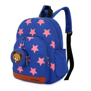 

Cute Starts Printed Kids School Bags Children Nylon Backpacks for Kindergarten School Backpacks Bolsa Escolar Infantil Rucksack