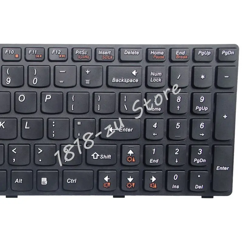 YALUZU английский новая клавиатура для ноутбука LENOVO G500 G510 G505 G700 G710 G505A G700A G710A США Макет BLACK заменить(не подходят G500S