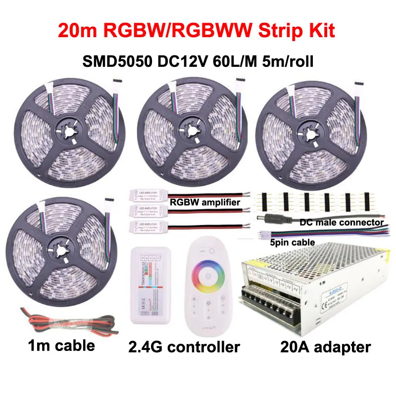 rgbw 2.4g kit 20m 0-