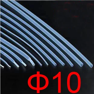 

New 10mm diameter PTFE heat shrink tube, F4 heat shrink tubing,heat shrink,TFE ETFE Hot shrinkable tube hose pipeTransparent