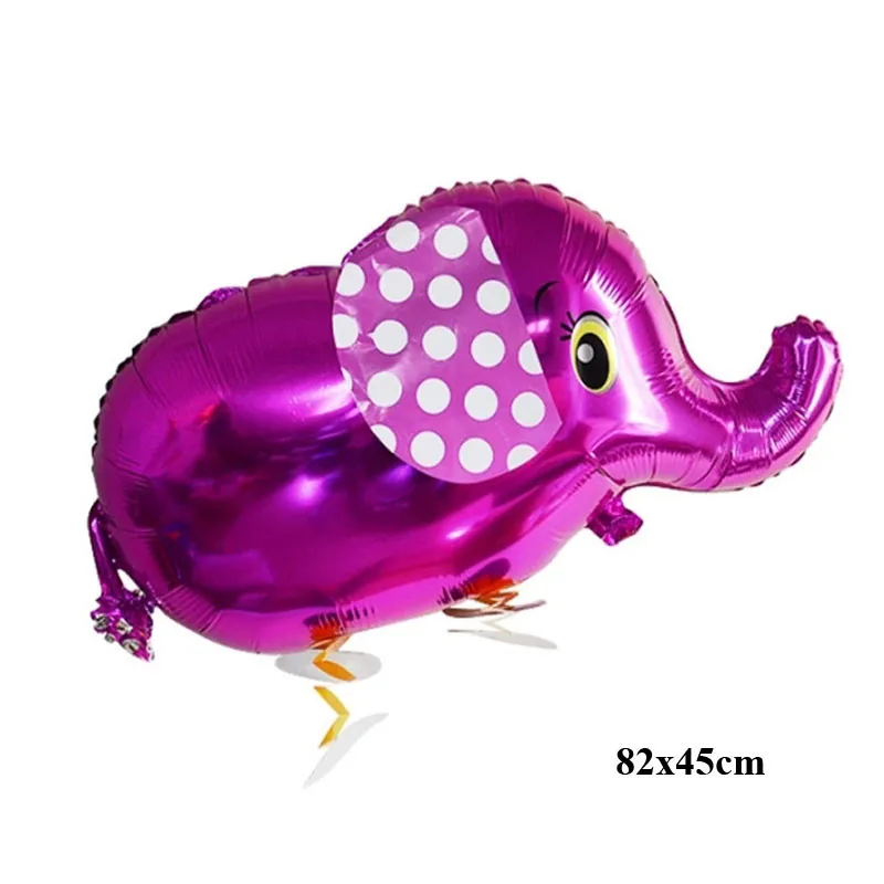 rose elephant Шагающий воздушный шар животные воздушные шарики в виде животных товары для дня рождения лошадь слон корова панда ходячие животные воздушные шары для малышей - Цвет: rose elephant