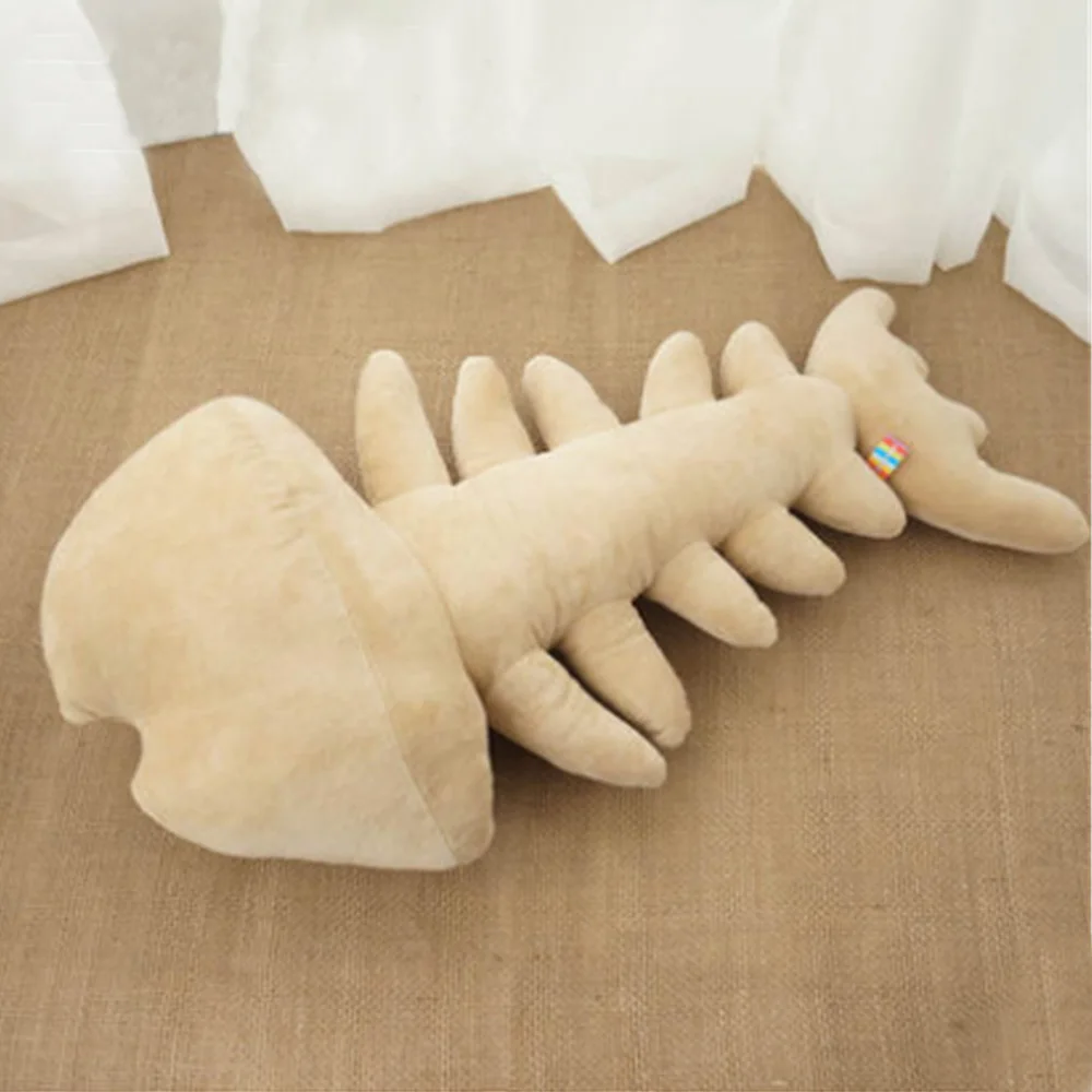 Fancytrader Big font b Cute b font Realistic Fish Bone Plush font b Pillow b font