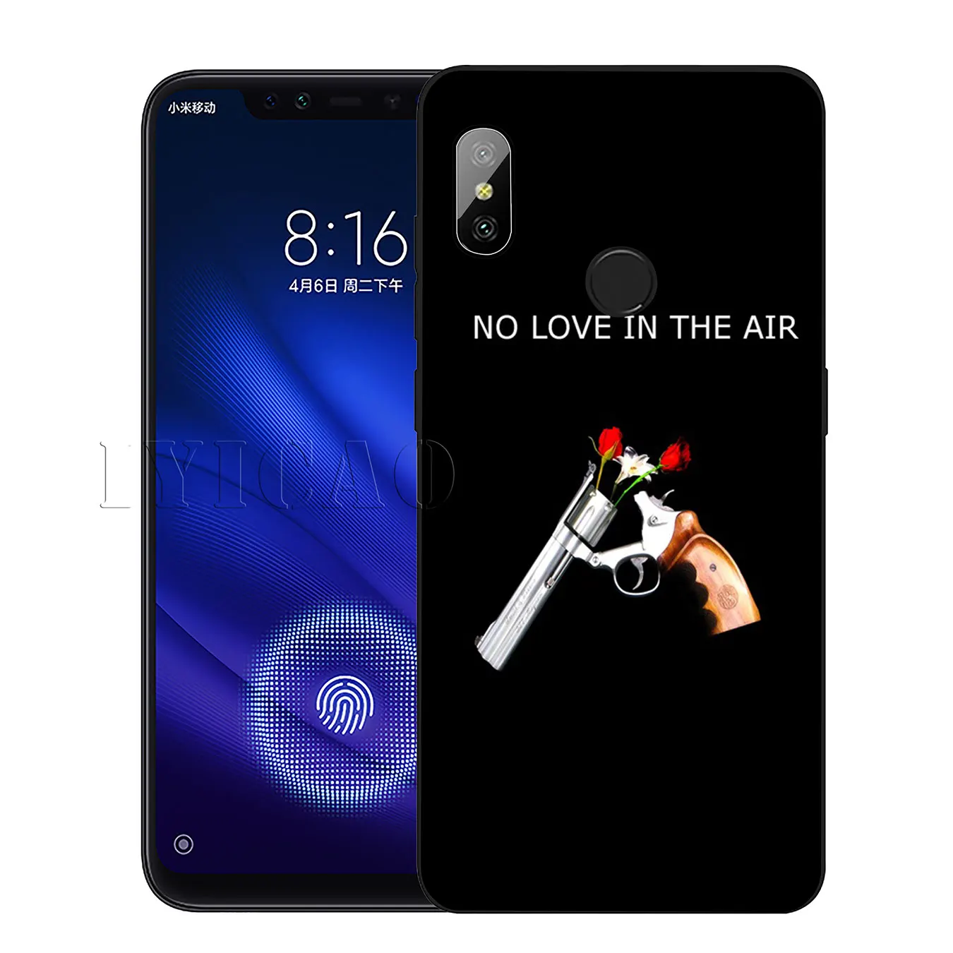 IYICAO guns n roses силиконовый мягкий чехол для Xiaomi Redmi 6A 5A Note 8 7 4 4X 5 Plus 6 Pro черный из