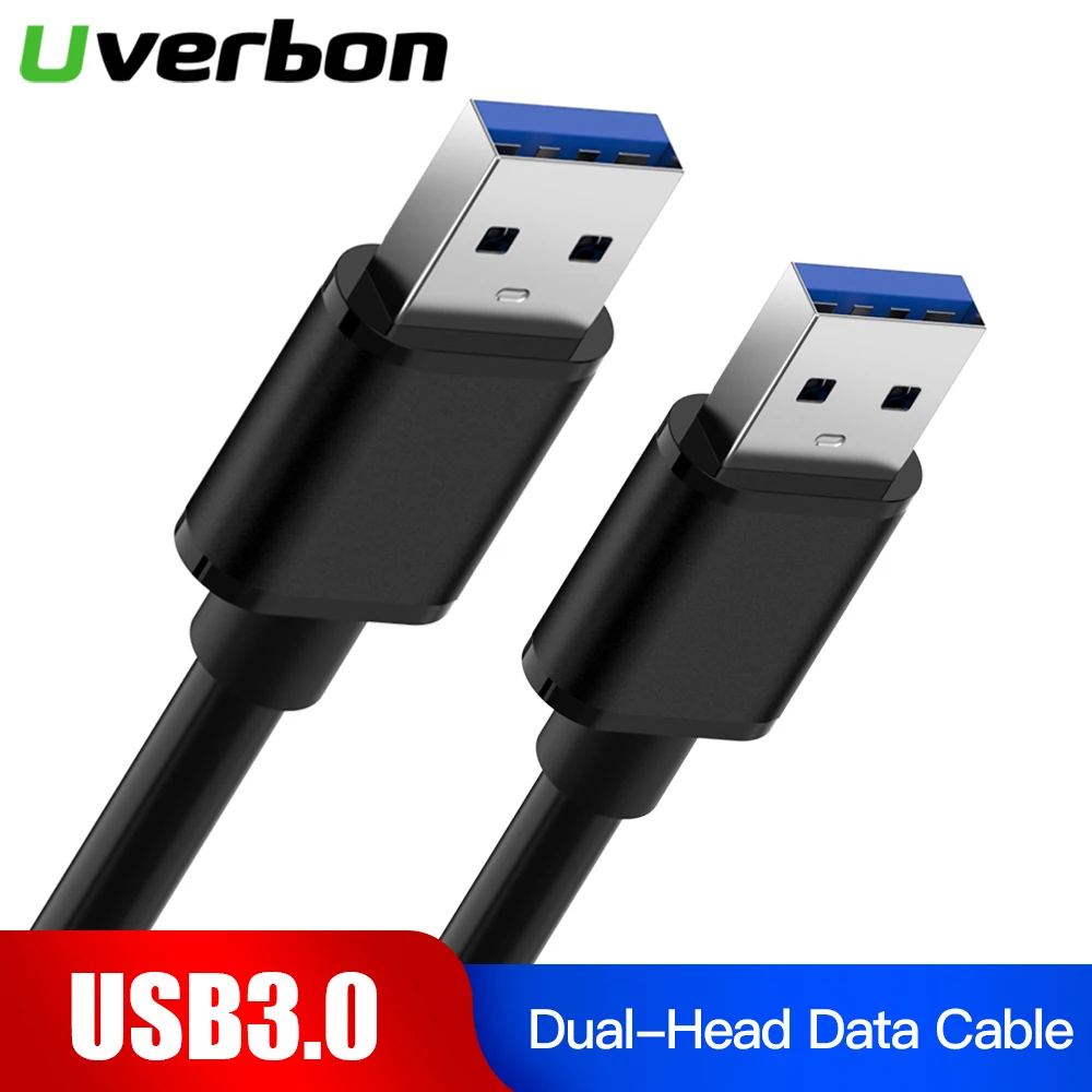 

ExtensionUSB 3.0 Cable Dual Type A Male to Type A Male Data Sync Cord Cable 5Gbps Super Speed For Radiator USB3.0 Data Cable