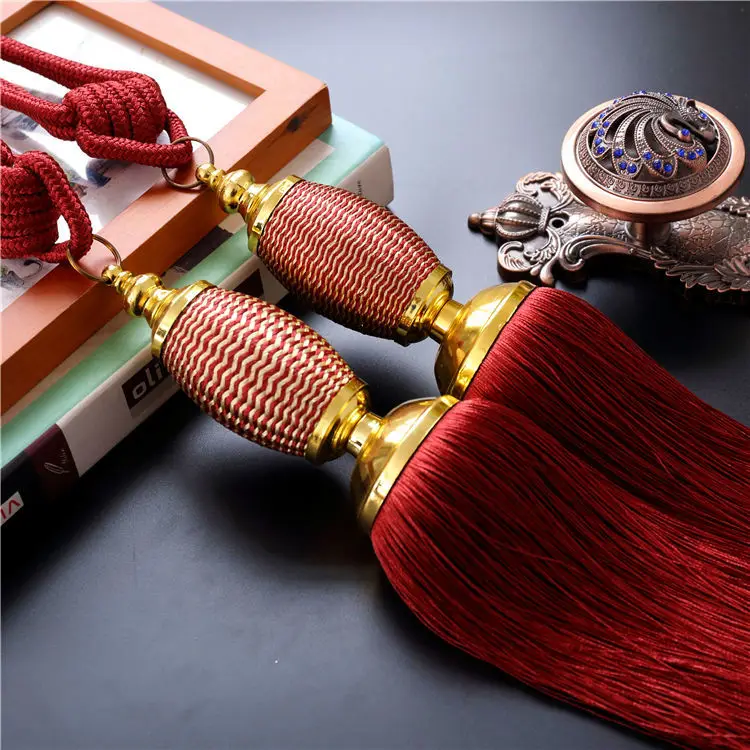 

Multi Color Optional 80cm Decorative Curtain tassels High Quality Tieback for Curtains free shipping