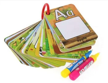 

Chidren Early Education Cognitive Cards,Reusable Water Reveal Word Card