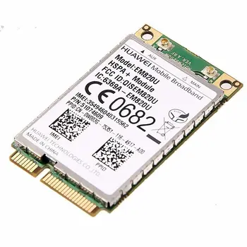 

Unlocked HuaWei EM820U Wireless 3G WWAN 21Mbps HSPA+ GSM/EDGE/GPRS PCI-E Card