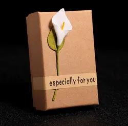 XIUMEIYIZU Модные украшения посылка Подарочная коробка Цветок для серьги кольца ожерелья только для продажи с Brincos Ювелирные Изделия