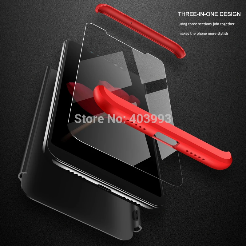 ل شياو mi mi ماكس 3 حالة mi ماكس 3 غطاء 360 درجة كامل الجسم غطاء حالة ل شياو mi mi ماكس 3 حالة مع الزجاج المقسى