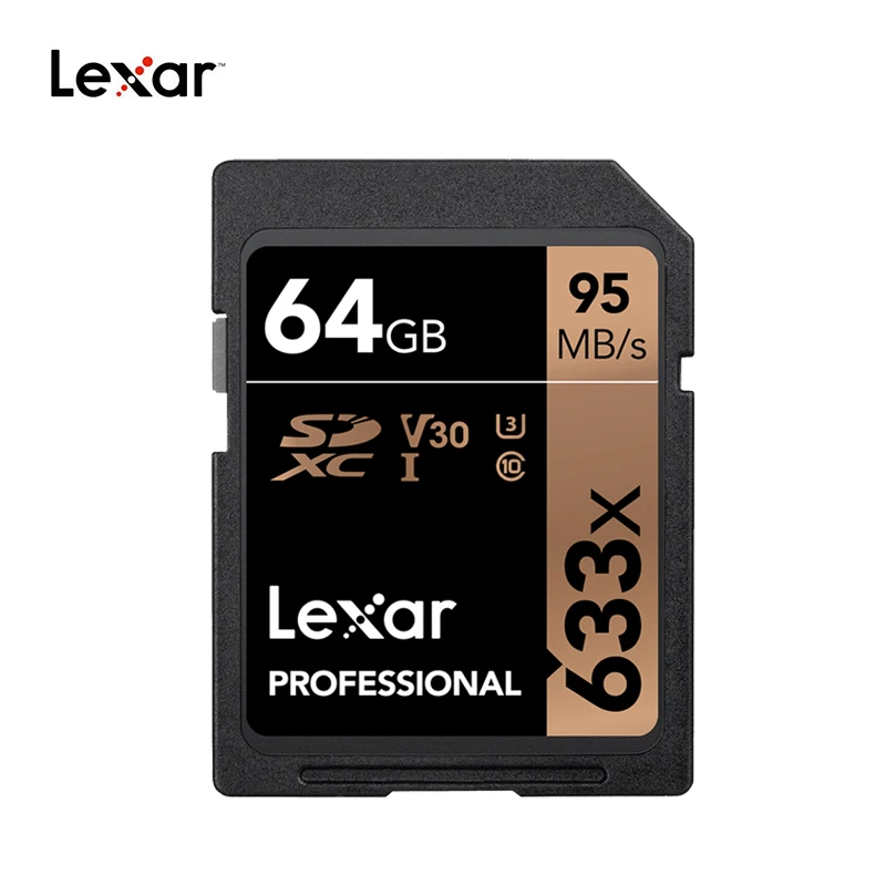 Lexar 633X карта памяти 32 64 128 Гб класс 10 U1/U3 V30 SD карта 32 Гб 128 Гб 64 Гб 256 ГБ 512 Гб 16 Гб флэш-карта SD память SDXC SDHC