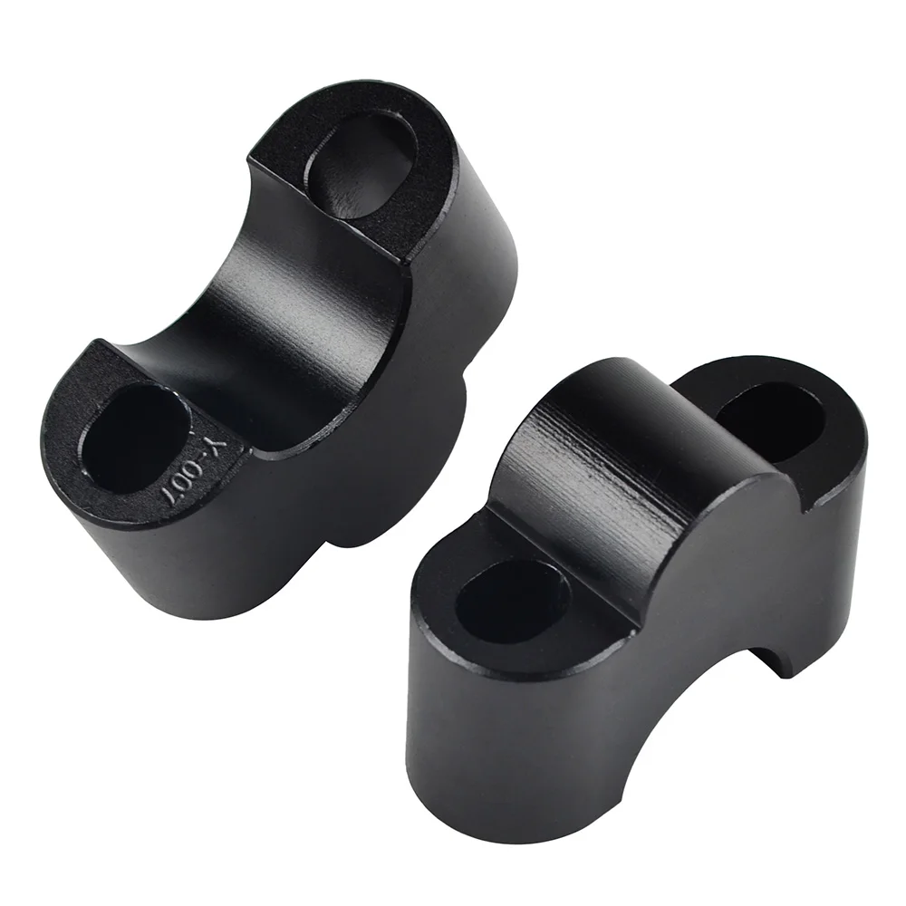 H2CNC Handlebar Risers Clamp Mounts Extend Handle Bar Lifter Adapters Bracket Kit 25MM UP For Yamaha MT07 MT-07 FZ07 2014-2017