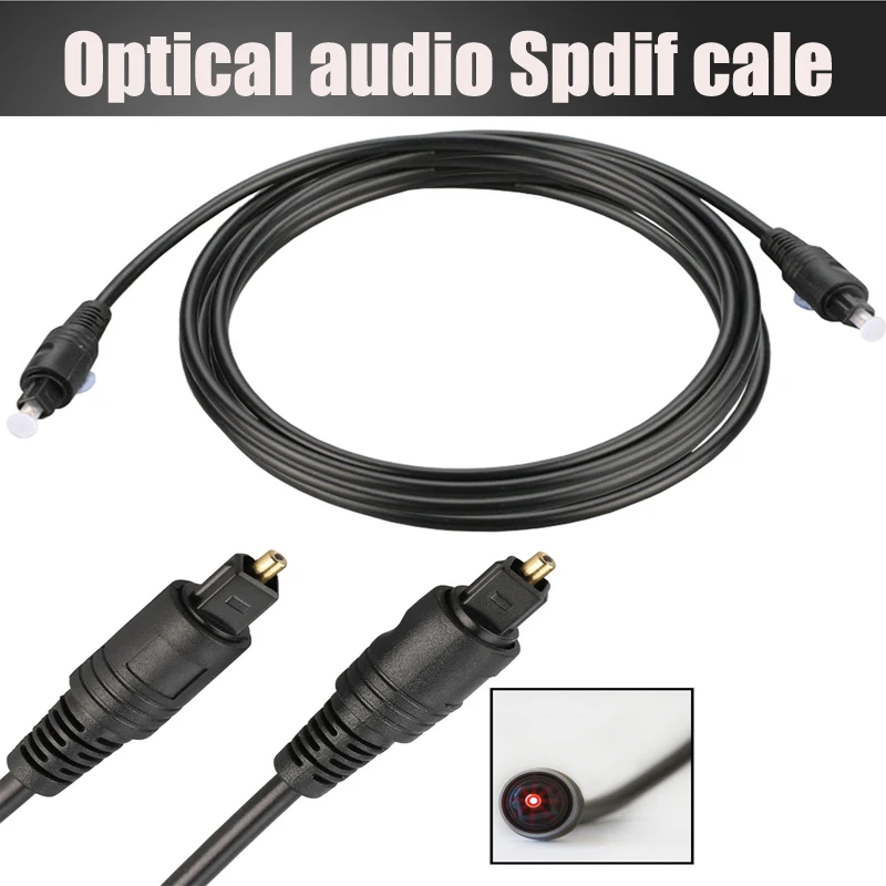 

Digital coaxial audio cable Toslink Spdif 5M 3M 1.8M for PS4 Xbox Blue DVD player High quality OD:4.0mm