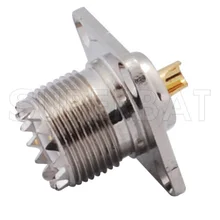 Superbat 10 шт. Разъем RF UHF 4 отверстия панель крепление Джек женский с припоя чашки