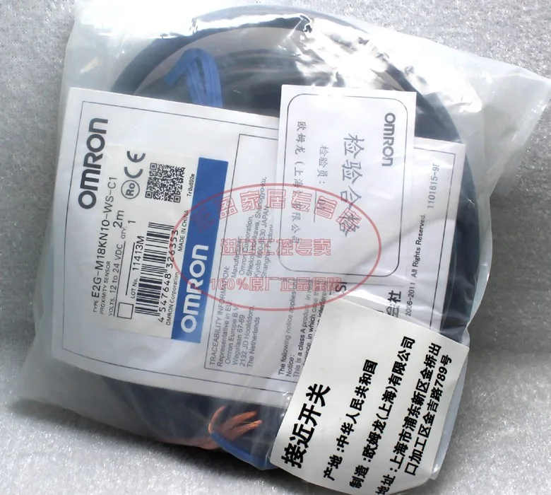 

Free shipping Original authentic Omron proximity switch E2G-M18KN10-WS-C1 discontinued for new models