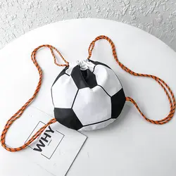 Мини-футбольные сумки портативные спортивные мячи сумка для детей Открытый Прочный Стандартный нейлон детские подарки Бесплатная